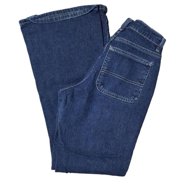 Vintage Old Navy Jeans Size 2 Flare Stretch Boot Cut Dark Wash - Picture 5 of 10